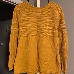 Talbots- Mustard sweater